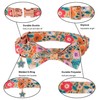ADOGGYGO Floral Dog Collar with Bow, Detachable Cute Flower Bowtie,