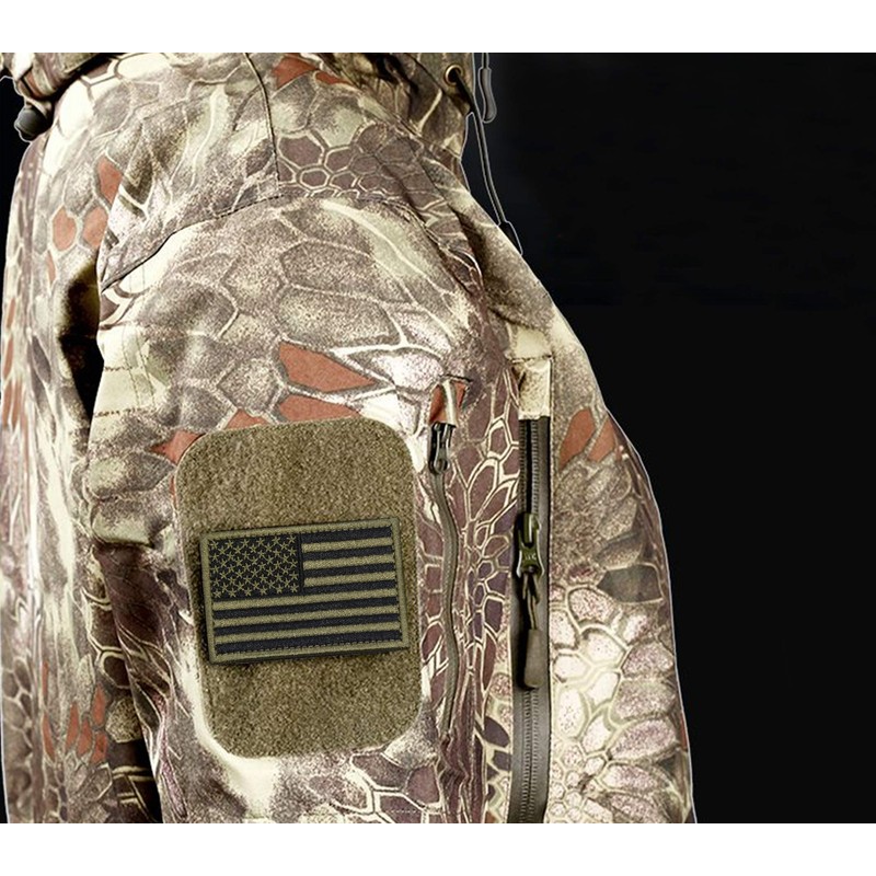 U-LIAN USA Flag Patch Embroidered American Flag Tactical Patch Velcro
