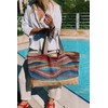 Leo Design Large summer beach Bag, Shoulder tote Bag, Electic