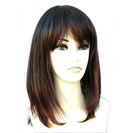Forever Young Ladies Mixed Brown Copper Medium Style Face Frame Fashion Wig