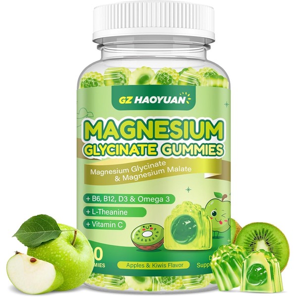 Magnesium Glycinate Gummies for Kids & Adults – 60 Sugar-Free