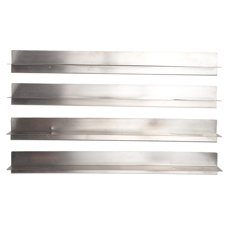 4Pcs Stove Gap Cover Stainless Steel Heat Resistant Easy Clean