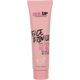 PINK UP Face Primer Primer de Rostro Prepara la Piel para Maquillaje Acabado Mate con Efecto Porcelana Prolonga Duración del Maquillaje Controla el Brillo de la Piel Mod PKF500