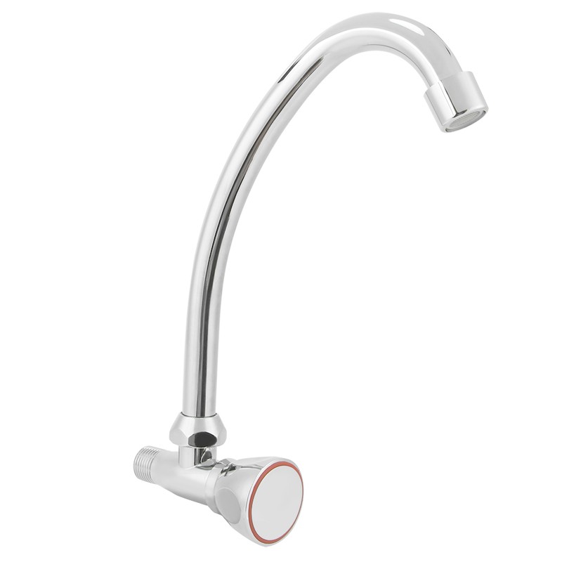 G1/2in Zinc Alloy Wall Mounted Single Hole Sink Cold Tap