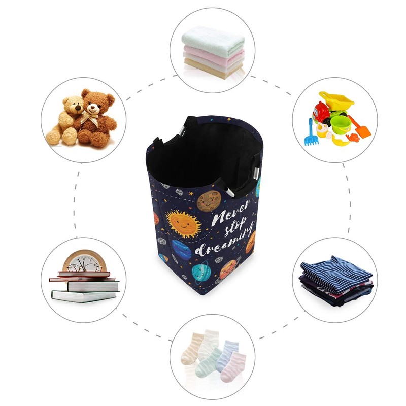 Blueangle - Cesta de ropa sucia plegable y duradera con
