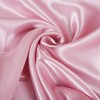 LCBD Standard Size Satin Pillowcase for Hair and Skin, Pink