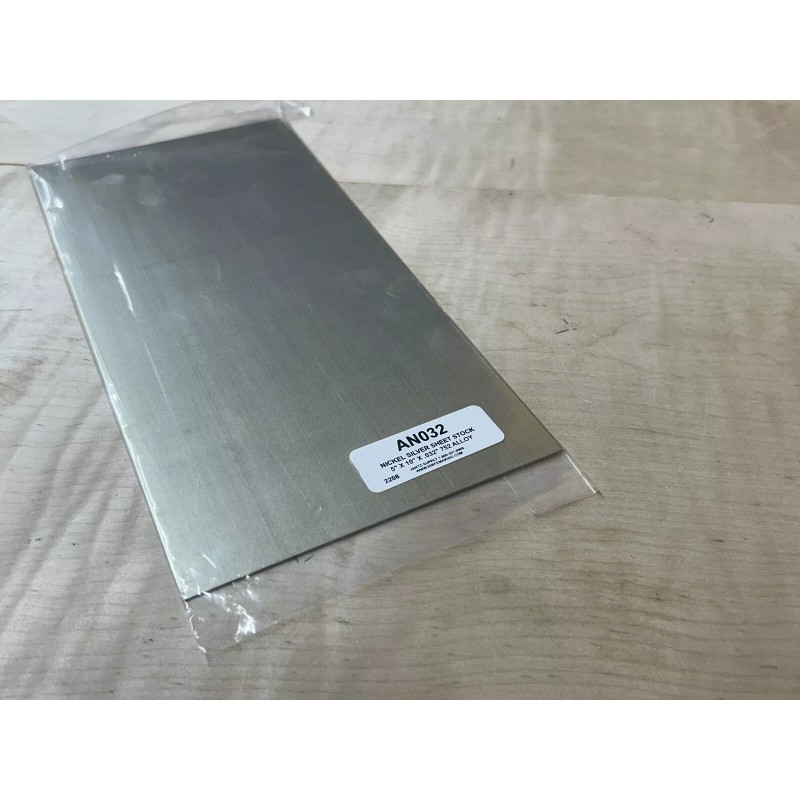 Jantz C752 18% Nickel SIlver Sheet .032" x 5" x