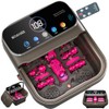 OOAMBB Collapsible Foot Spa with Heat, Bubble,Temp Control,Remote Control, Color