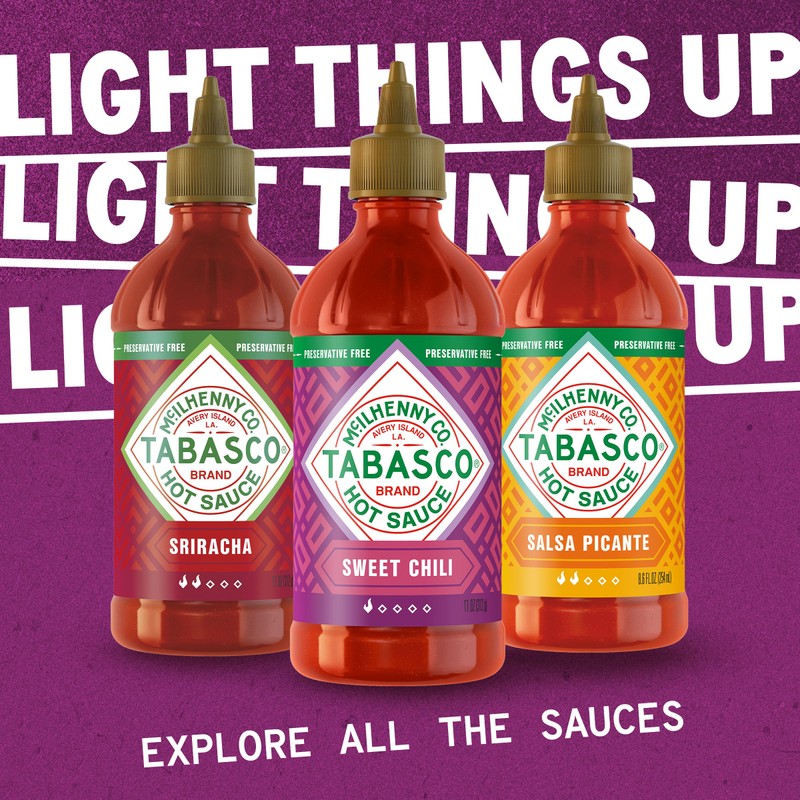 TABASCO Brand Sweet Chili Sauce, Mild Hot Sauce, Easy-to-Squeeze Bottle,