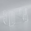 Tissting 2 Pcs Sword Holder Acrylic Horizontal Wall Mount Sword