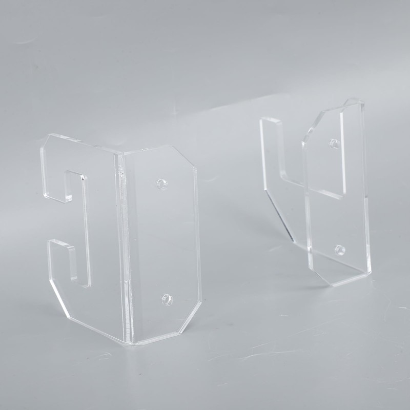 Tissting 2 Pcs Sword Holder Acrylic Horizontal Wall Mount Sword