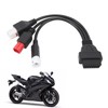 3 in 1 OBD Diagnostic Cable High Flexibility Plastic Plug