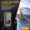 SCARRA Cigar Torch Lighter, Multi-Function 3-in-1 Torch Lighter Gift for