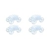 4-Pack Single Princess Carriage Cupcake Stand Holder Display