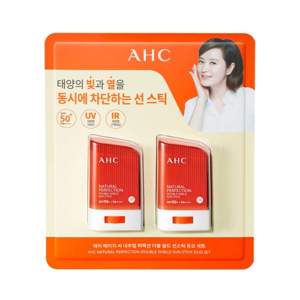 AHC Natural Perfection Double Shiled Sun Stick 22g Duo Set