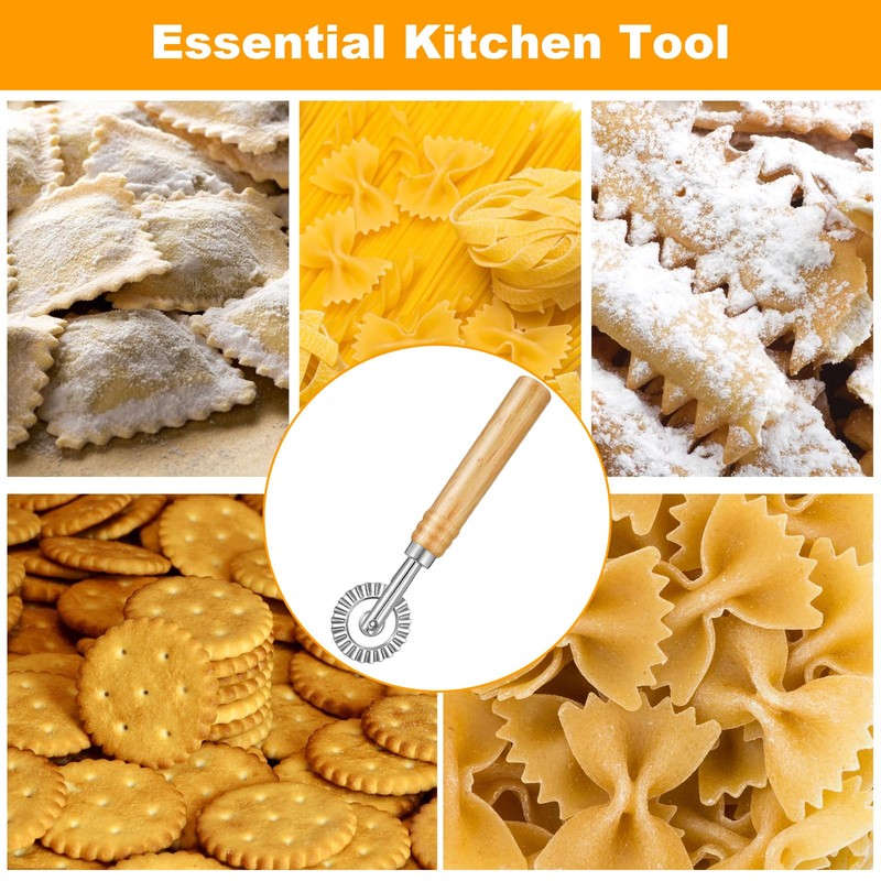 LIQWEI Pasta Cutter Wheel, Pastry and Pasta Cutter Wheel Pastry