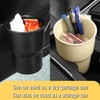Hanging Cup Holder with 2 Kinds of Hooks,Multi-Function Car Cup