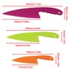 VAKTOK-3pcs Nylon Kitchen Knife Plastic Knives Nylon Kids Chef Knives