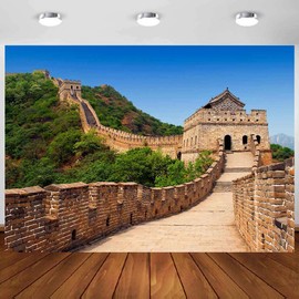 China Great Wall Backdrop for Party Decorations MEETSIOY 7x5ft World Famous Architecture Backdrop Great Wall of China Vintage Brick Wall Background for American Chinese Family Decor Props MT418