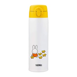 THERMOS JNX-502B (MFY) Stainless Steel Bottle for Milk Preparation, Miffy, Stainless Steel Vacuum Bottle, Perfect for Making Milk, Capacity 0.5 L; 16.9 fl oz (500 ml)