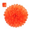 MISU 10" Orange Tissue Pom Poms DIY Tissue Paper Flowers