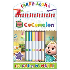 Cocomelon Colour by Numbers Carry Along