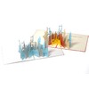 EkiShoal New York Pop Up Card with Envelopes for Cityscape