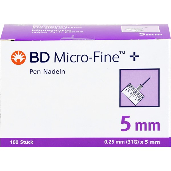 Nicht vorhanden BD Micro-Fine + Pen Nadeln 0,25 x 5 mm 31 G, 100 St KAN
