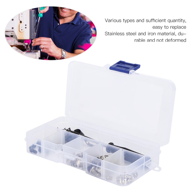 Sewing Machine Screw Kit Shuttle Shrapnel Needle Plate Fixing Sewing