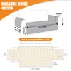 VANSOFY Couch Cover, Waterproof Sofa Covers Washable Slipcover Furniture Protector