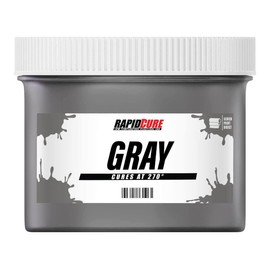 Rapid Cure® Screen Printing Ink Gray (8oz.) - Plastisol Ink for Screen Printing Fabric - Low Temperature Curing Plastisol by Screen Print Direct - Plastisol Ink for Silk Screens