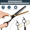 15 Stück Friseurschere Satz, 6.7 Zoll Professionelle Effilierschere, Friseurschere Superscharf,
