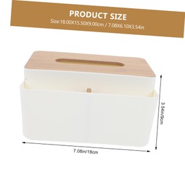 GLEAVI Creative Tissue Storage Box with Phone Support Stylish Home Tissue Box Organizer for Desktop Modern Design Easy to Clean for Home and Office Decor