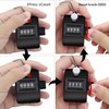 Clicker Counter Handheld Tally Counter 4-Digit Number Counter, 2 Pack