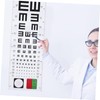 FUNOMOCYA Standard Eye Test Chart Wall Eye Testing Chart Break-resistant