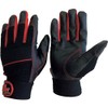 For World Synthetic Leather Gloves MP Fiber Red LL