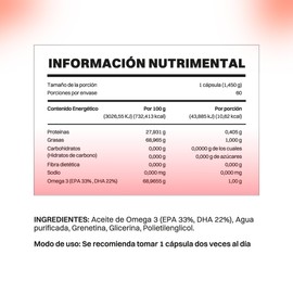 SMART MEGA Paquete de 2 piezas OMEGA 3 Suplemento alimenticio 30 cápsulas c/u