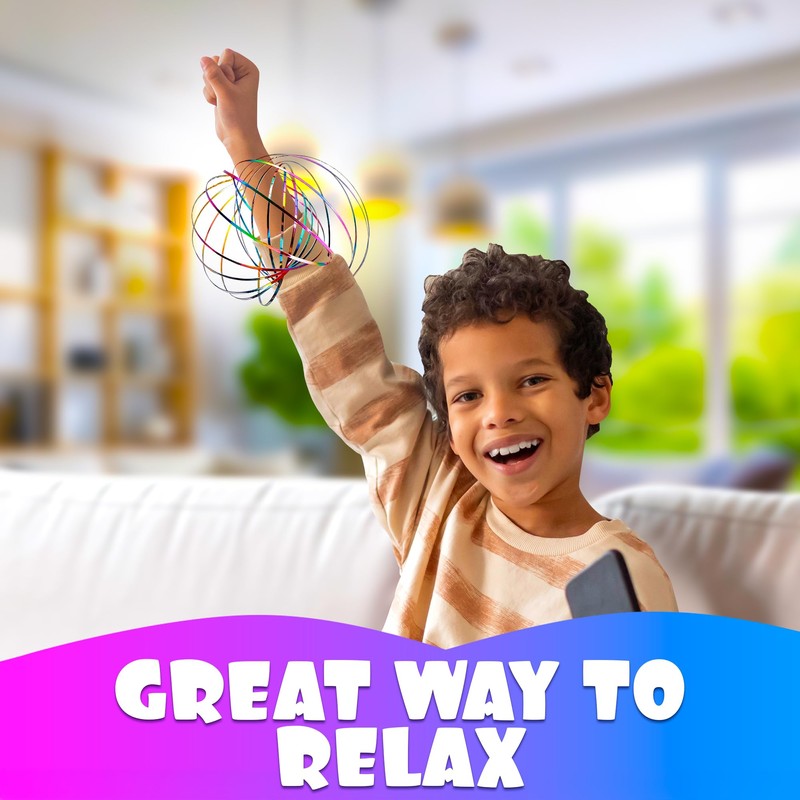 Magic Flow Ring – Fun Magic Ring, Mesmerizing Kinetic Toys,