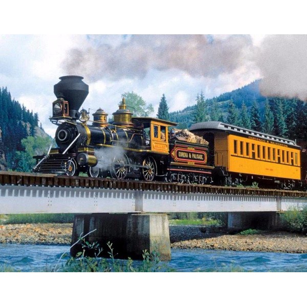 Springbok Puzzles - Durango Express - 500 Piece Jigsaw Puzzle - Large 18 Inches by 23.5 Inches Puzzle - Made in USA - Unique Cut Interlocking Pieces
