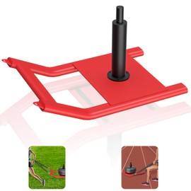 Weight Sleds for Training,Running Pull Sled With Adjustable Reflective Stripe Vest-Workout Sled for Strength Training,Speed Improvement & Versatile Fitness,Holds 1“ and 2” Plates Up to 500 lbs. Total