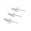 BESTYCHAO 50pcs Aluminum Blind Rivets with Large Flange 4.8mm x