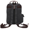 WTiger Canvas Backpack Unisex Medium Size Casual Shoulder Bags Travel