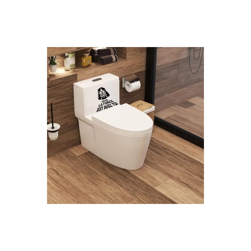 Que la Force Toilet Sticker for Toilet (19 x 20