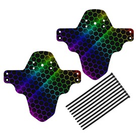 OVTSPO MTB Mud Guard | Mountain Bike Fender Set Avant et Arrière | Garde-Boue VTT Pour Roues 26"/27.5"/29"/Fat Bike | Protection Anti-Éclaboussures | Mountain Bike Mud Guard Kit