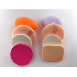 Cosluxe Professional 8 in 1 Makeup Sponge Multicolour , Cotton Pad Applicator Foundation Makeup Blender Powder Buff Sponge Cosmetic Puff Women's & Girls Cosmetic Makeup Beauty (Pack of 1)