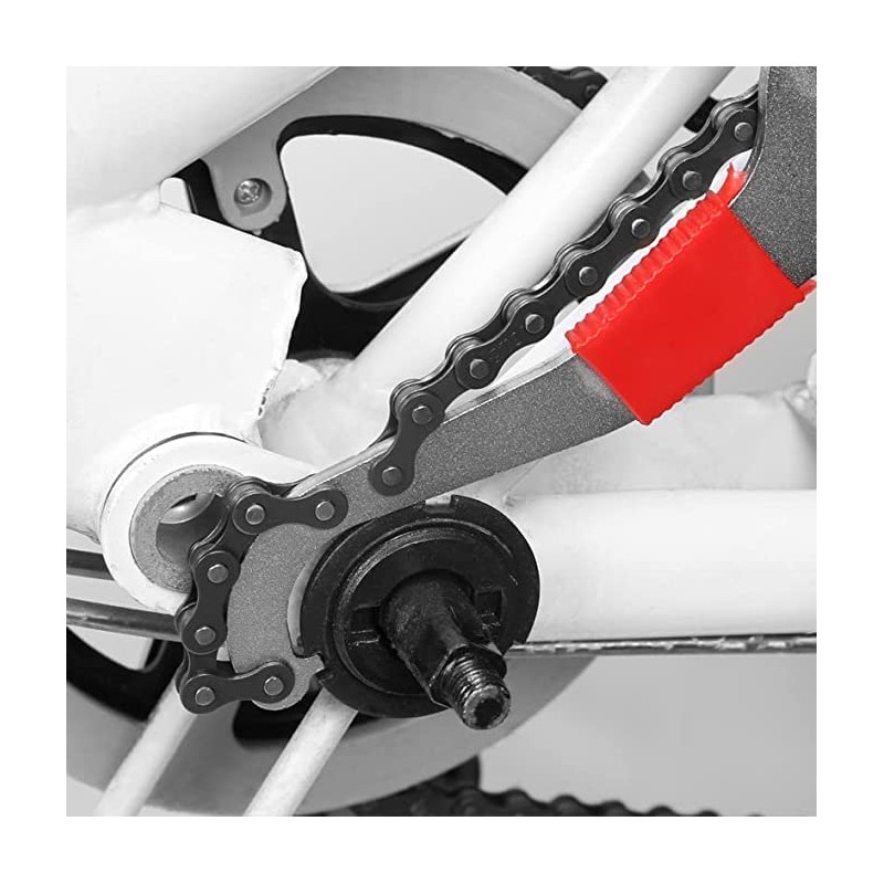 1PCS 3in 1Bicycle Chain Whip Sprocket Cassette Lockring Bottom Bracket