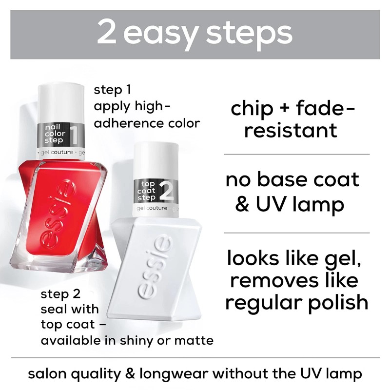 Essie Gel Couture Long Lasting Nail Polish Deep Blood Red