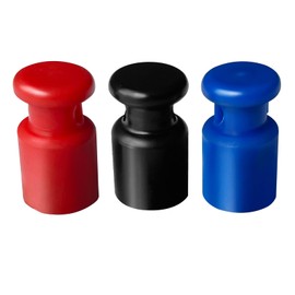 BZBMGMO Magnetic Stud Finder, No Batteries Required, Detects Metal Through 3/4" Drywall (Set of 3 Red/Black/Blue)