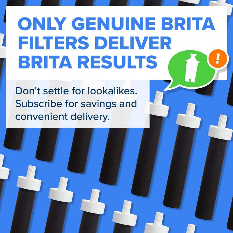 Brita Stainless Steel Premium Filtering Water Bottle, BPA-Free, Reusable, Insulated,