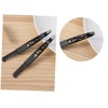 Baluue 2pcs Dual-use Eyebrow Trimmer Tweezers Makeup Accessories for Precision